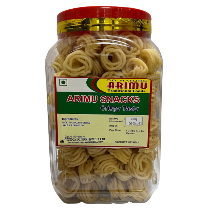 ARIMU ASSORTED SNACKS JAR - MINI MURUKKU