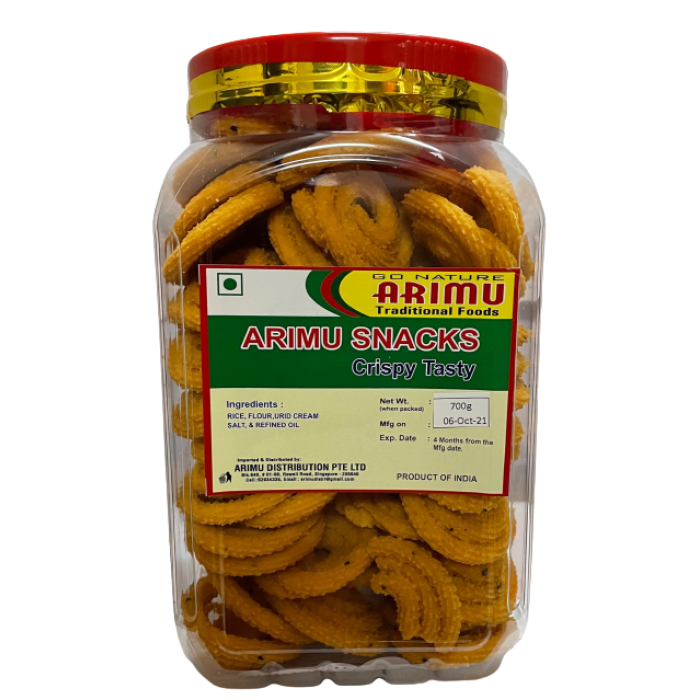 ARIMU ASSORTED SNACKS JAR - SPICY BUTTER MURUKKU