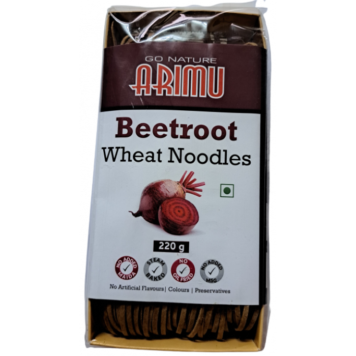 ARIMU BEETROOT WHEAT NOODLES