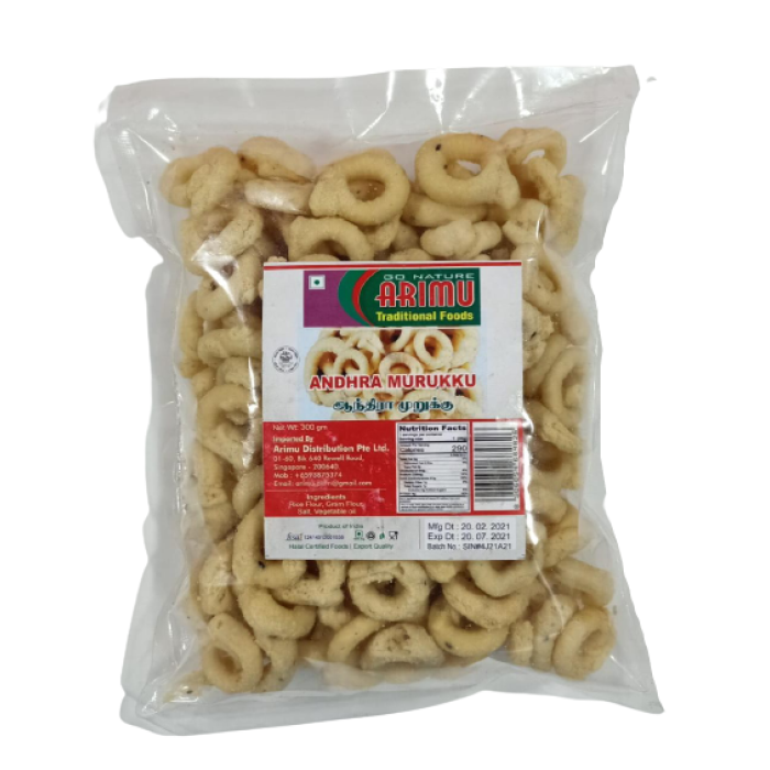 ARIMU ANDHRA MURUKKU (SALT) 300G