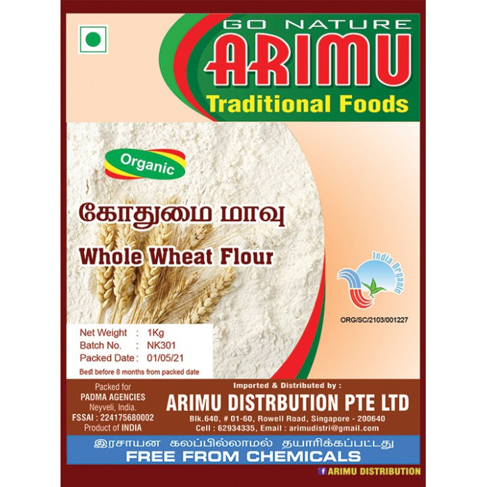 ARIMU ORGANIC WHOLE WHEAT  FLOUR 1KG